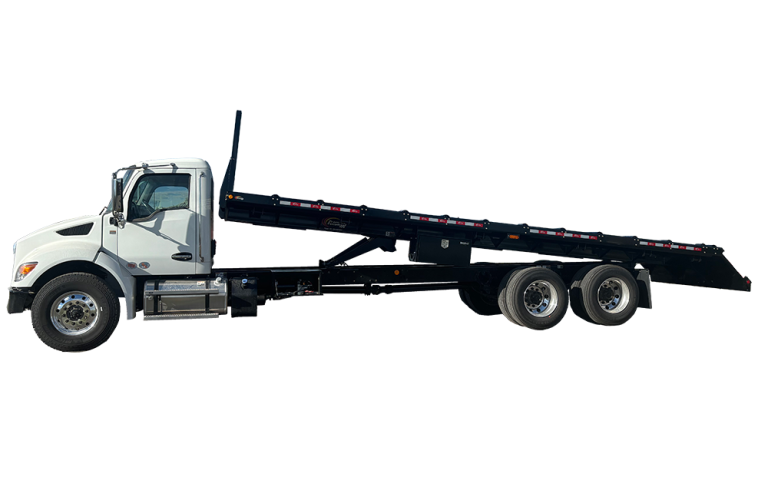 heavy duty roller bed truss trailer